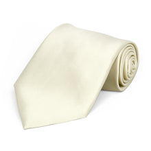 Load image into Gallery viewer, Boys&#39; Ivory Premium Solid Color Tie