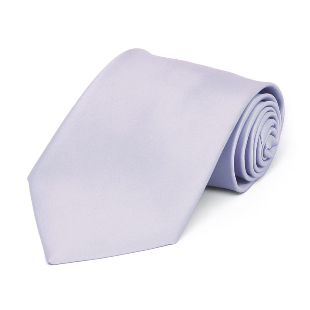 Boys' Lilac Premium Solid Color Tie
