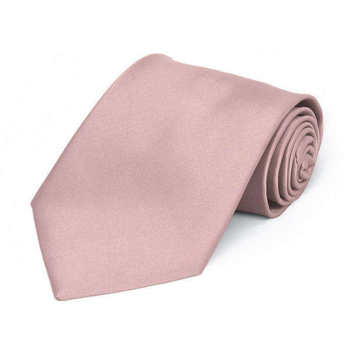 Boys' Mauve Premium Solid Color Tie