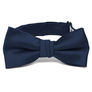 Boys' Navy Blue Premium Bow Tie