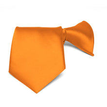 Load image into Gallery viewer, Boys&#39; Orange Solid Color Clip-On Tie