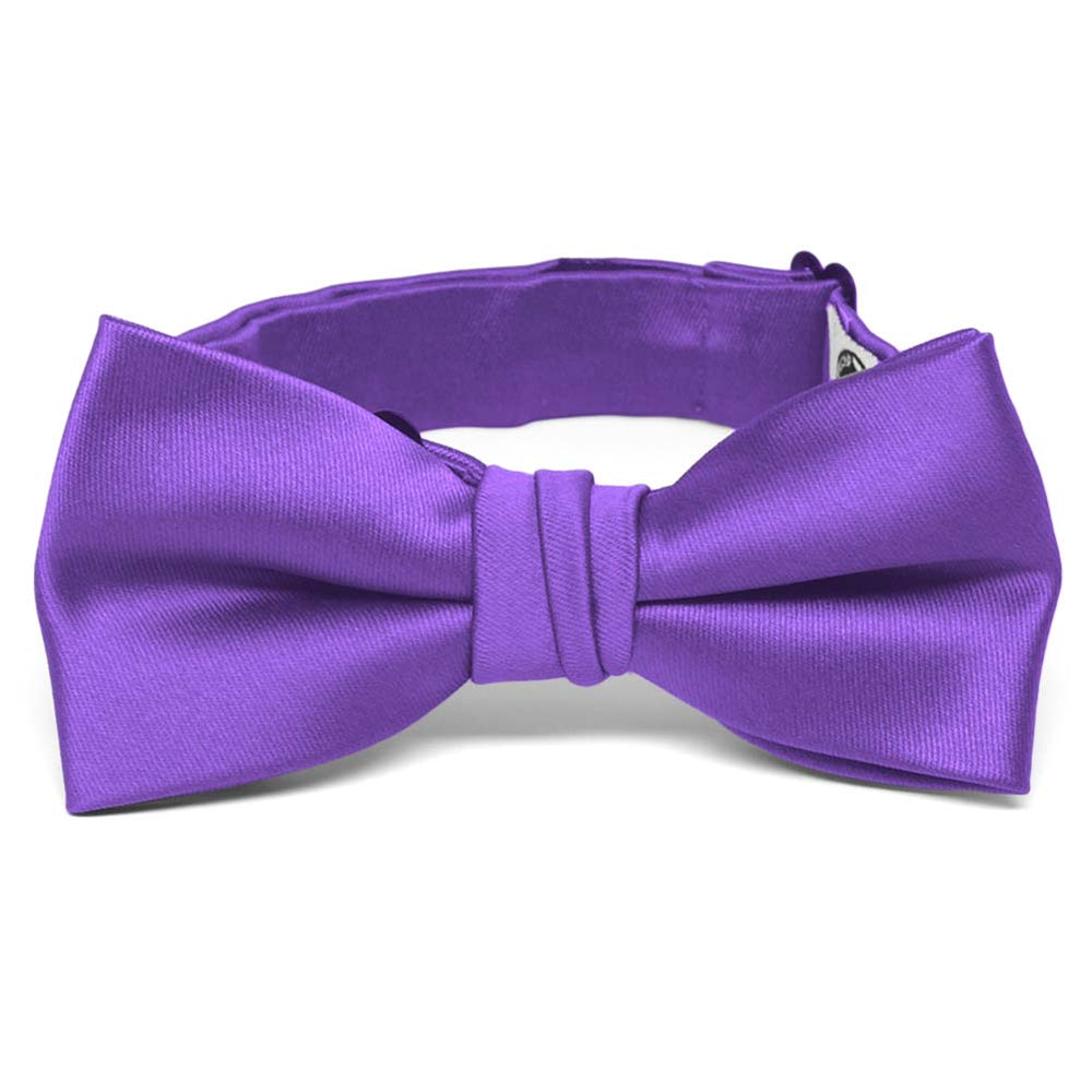 Boys' Pansy Purple Premium Bow Tie