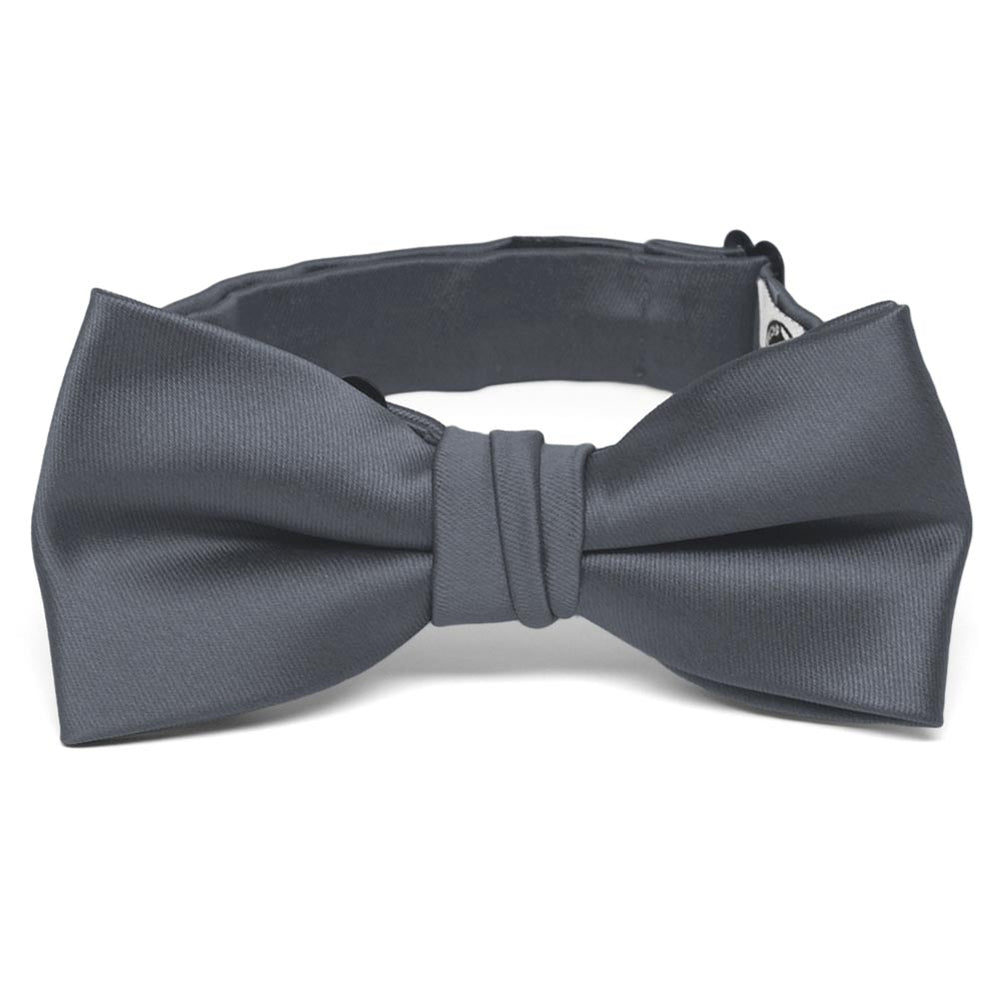 Boys' Pewter Premium Bow Tie