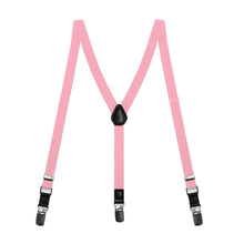 Load image into Gallery viewer, Boys&#39; Pink Skinny Suspenders
