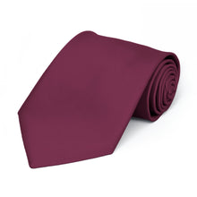 Load image into Gallery viewer, Boys&#39; Raspberry Premium Solid Color Tie