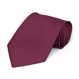 Boys' Raspberry Premium Solid Color Tie