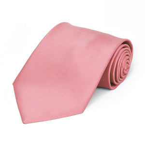 Boys' Rose Petal Pink Premium Solid Color Tie