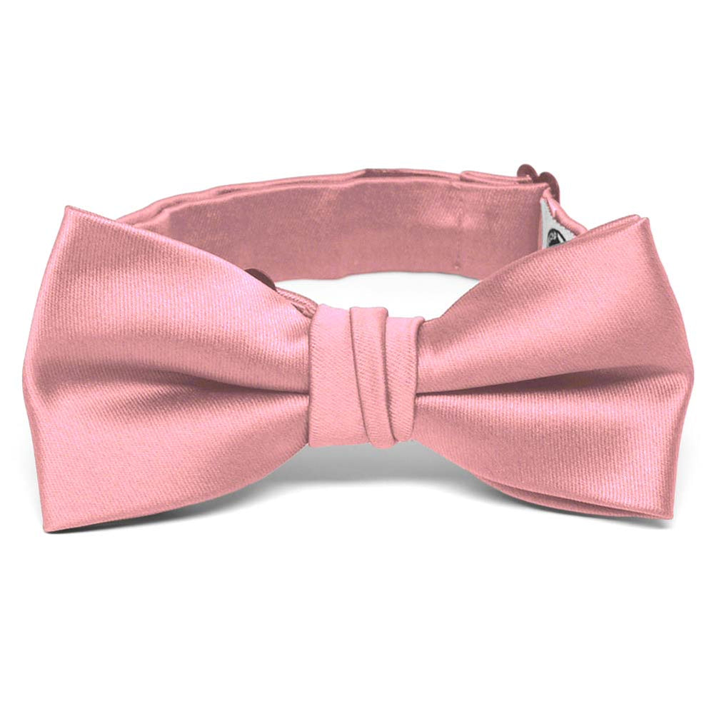 Boys' Rose Petal Pink Premium Bow Tie | Shop at TieMart – TieMart, Inc.
