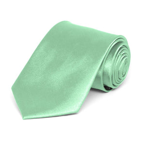 Boys' Seafoam Solid Color Necktie