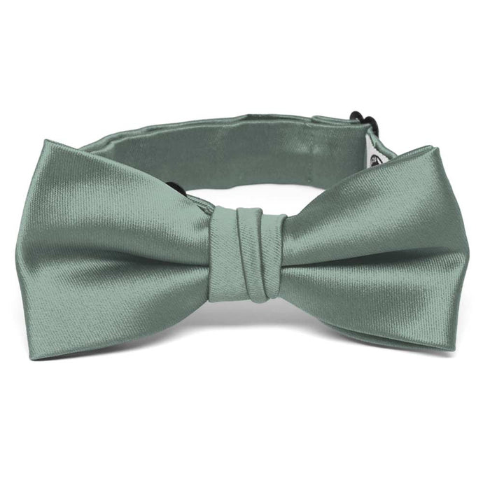 Boys' Stormy Gray Premium Bow Tie