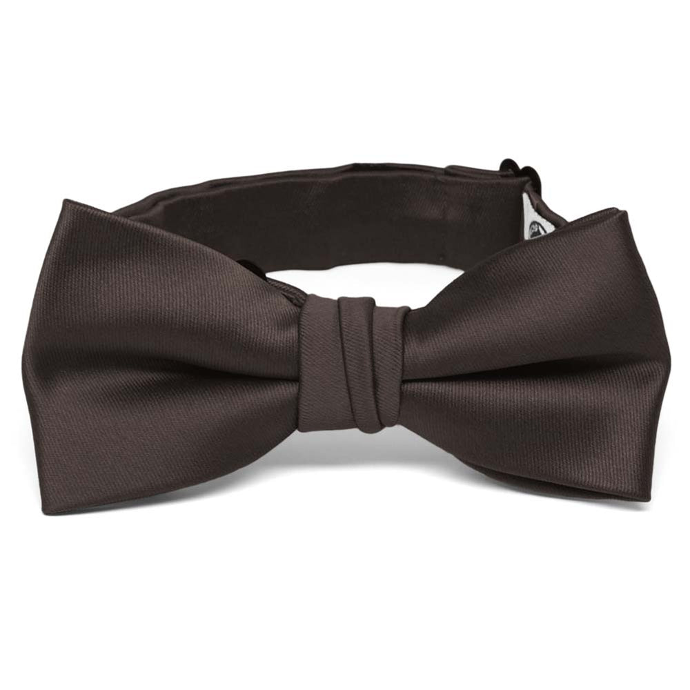 Boys' Truffle Brown Premium Bow Tie