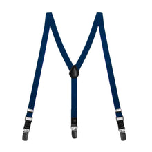 Load image into Gallery viewer, Boys&#39; Twilight Blue Skinny Suspenders