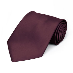 Boys' Wine Premium Solid Color Tie