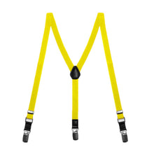 Load image into Gallery viewer, Boys&#39; Yellow Skinny Suspenders