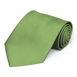 Bridal Clover Premium Extra Long Solid Color Necktie