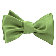 Load image into Gallery viewer, Bridal clover self-tie bow tie tied