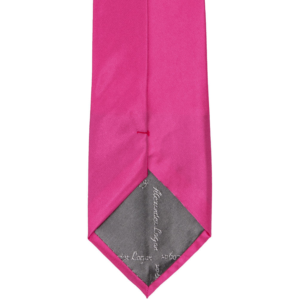 Bright Fuchsia Extra Long Solid Color Necktie | Shop at TieMart