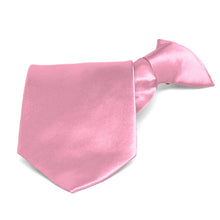 Load image into Gallery viewer, Bright Pink Solid Color Clip-On Tie