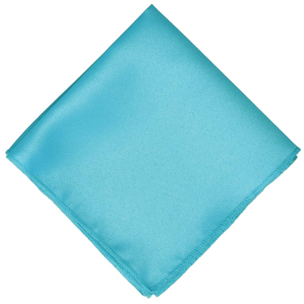 Bright Turquoise Pocket Square | Shop at TieMart – TieMart, Inc.