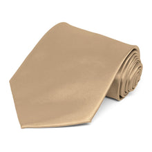 Load image into Gallery viewer, Bronze Solid Color Necktie