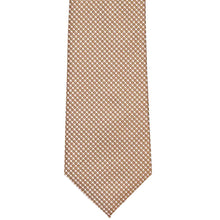 Load image into Gallery viewer, Light brown grain pattern necktie, front view