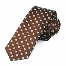 Load image into Gallery viewer, Squared Away Skinny Necktie, 2&quot; Width