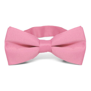 Bubblegum Pink Band Collar Bow Tie