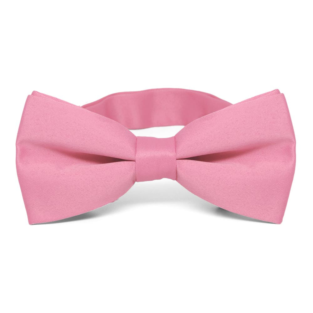 Bubblegum Pink Band Collar Bow Tie
