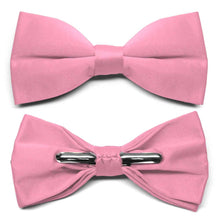Load image into Gallery viewer, Bubblegum Pink Clip-On Bow Tie