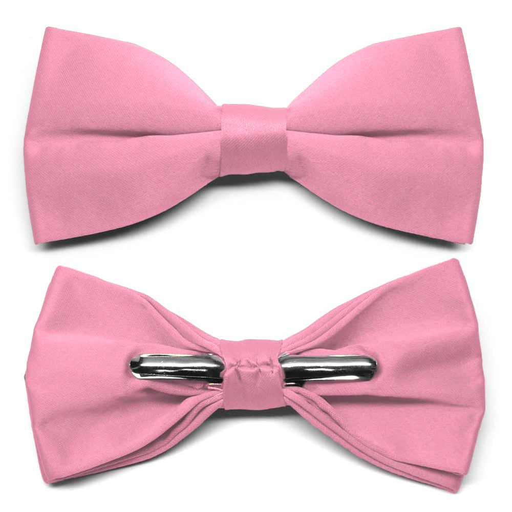 Bubblegum Pink Clip-On Bow Tie