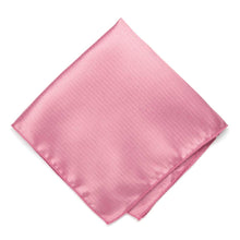 Load image into Gallery viewer, Bubblegum Pink Herringbone Silk Pocket Square