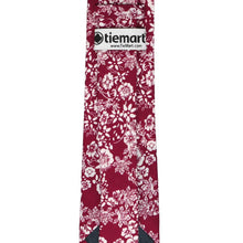 Load image into Gallery viewer, Burgundy Calabasas Floral Tie