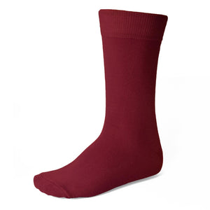 Men's Burgundy Socks