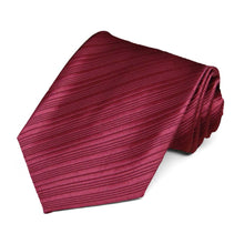 Load image into Gallery viewer, Light Burgundy Woven Ribbed Necktie