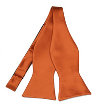 Load image into Gallery viewer, Burnt Orange Premium Self-Tie Bow Tie
