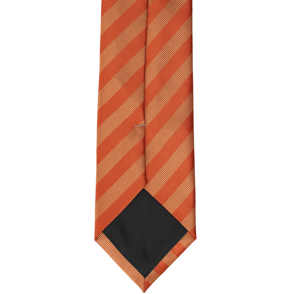 orange stripe tie