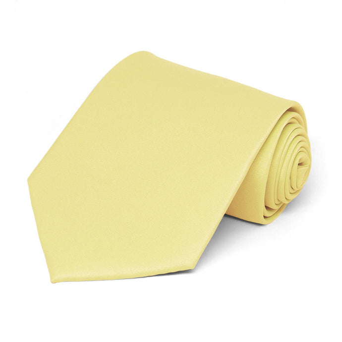 Butter Yellow Staff Tie