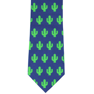 Front view cactus novelty necktie