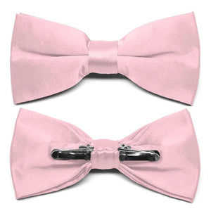 Carnation Pink Clip-On Bow Tie