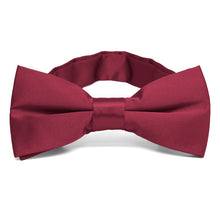 Load image into Gallery viewer, Claret Band Collar Bow Tie