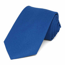 Load image into Gallery viewer, Cobalt Blue Matte Finish Necktie, 3&quot; Width
