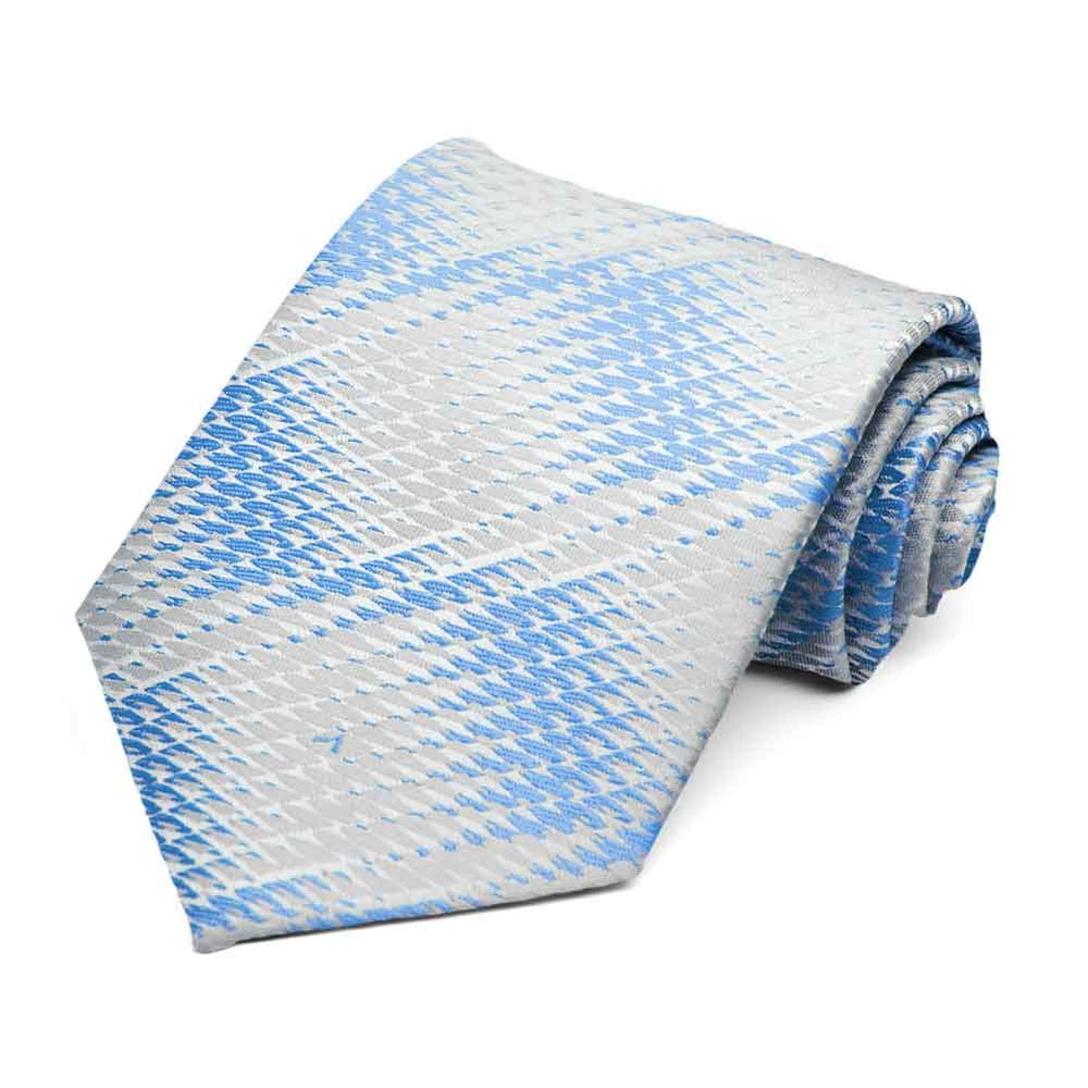 Cornflower Blue Downey Geometric Necktie