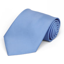 Load image into Gallery viewer, Cornflower Premium Extra Long Solid Color Necktie