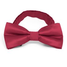 Load image into Gallery viewer, Crimson Red Band Collar Bow Tie