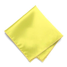 Load image into Gallery viewer, Daffodil Yellow Solid Color Pocket Square
