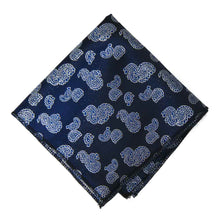 Load image into Gallery viewer, Dark Blue Ivanhoe Paisley Pocket Square