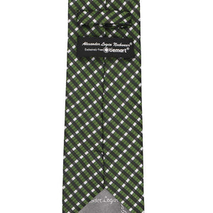 Dark Green George Plaid Necktie