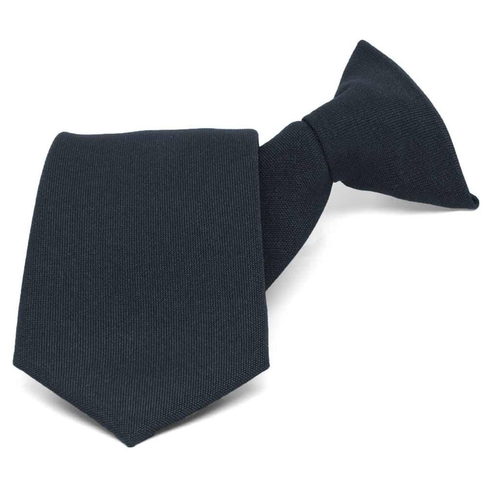 Dark Navy Clip-On Uniform Tie
