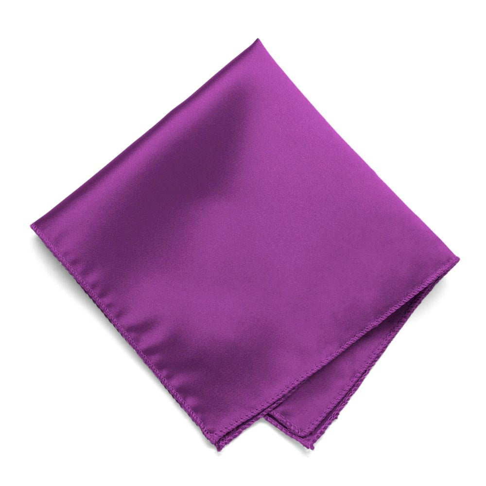 Dark Orchid Solid Color Pocket Square