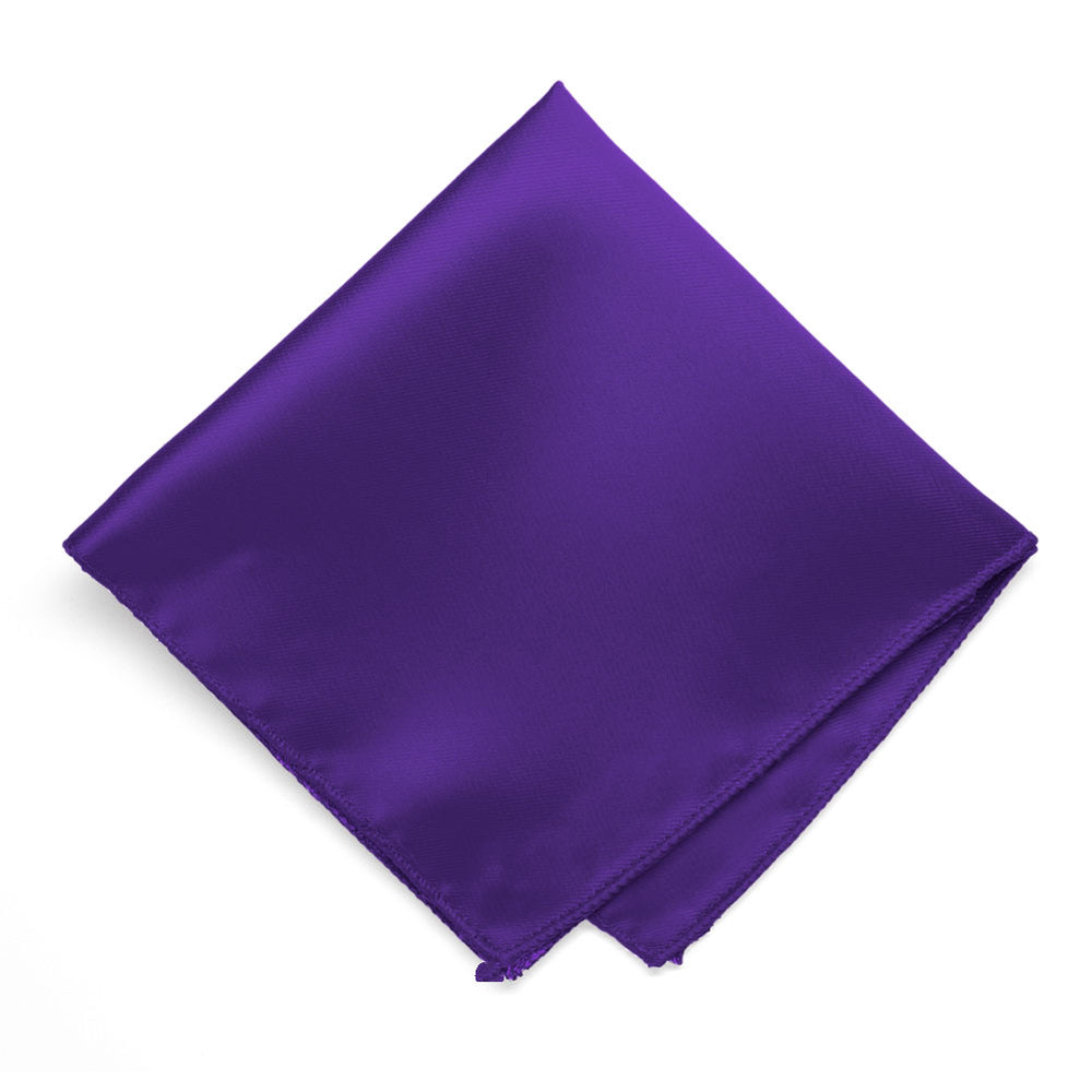 Dark Purple Solid Color Pocket Square